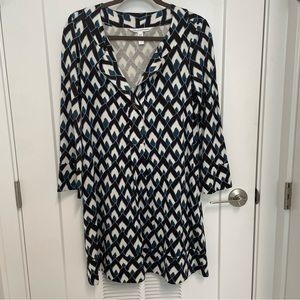 Diane Von Furstenberg Collared Dress